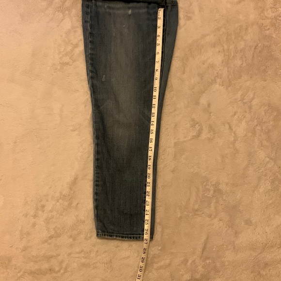 American Eagle Boy Jean Mid-Rise Medium Wash Size 10 Short - Picture 8 of 9